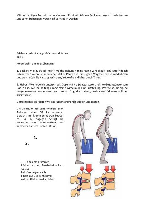 Gesundheitssport Skript