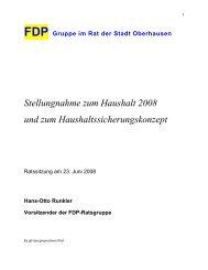 Hans-Otto Runkler Vorsitzender der FDP ... - FDP Oberhausen