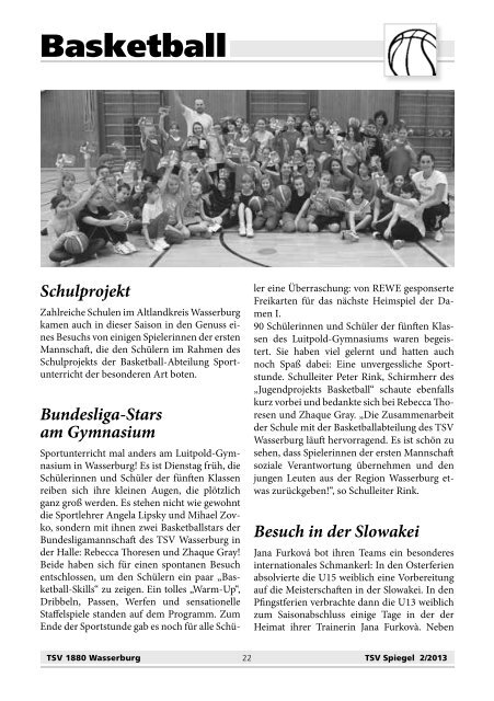 TSV-Spiegel 2013_2 - beim TSV Wasserburg