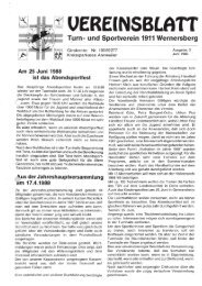 3. Ausgabe 1988 - TSV Wernersberg