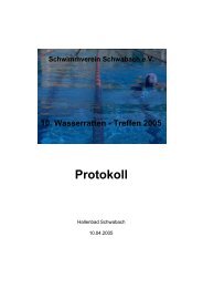 Protokoll mit Wettkampfergebnissen (PDF)