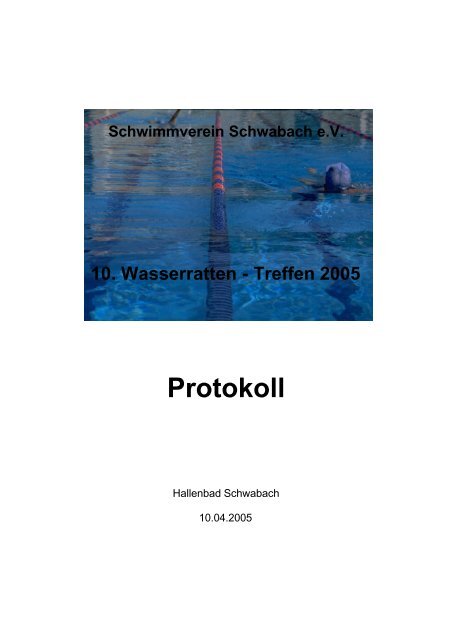 Protokoll mit Wettkampfergebnissen (PDF)