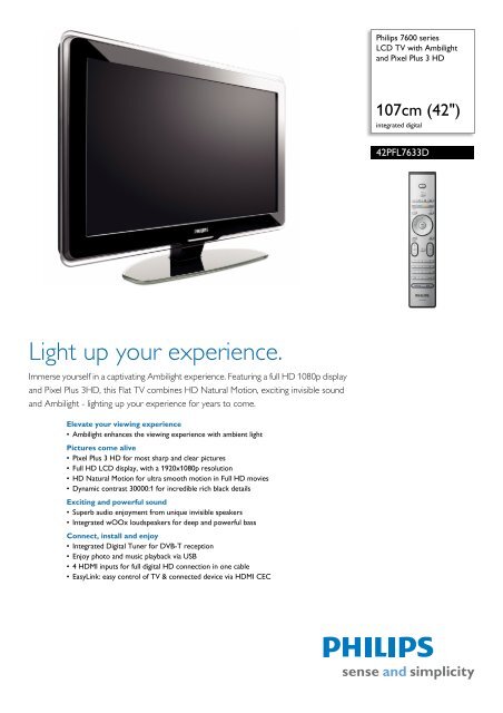 Philips Ambilight technology - Richer Sounds Blog