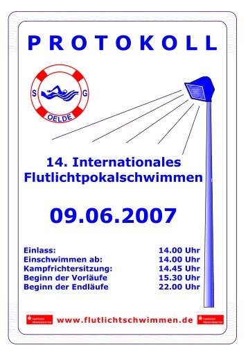 14. Internationales Flutlichtpokalschwimmen - TSV 1891 Kassel