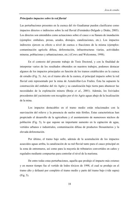 las comunidades de peces del río guadiamar y el accidente minero ...