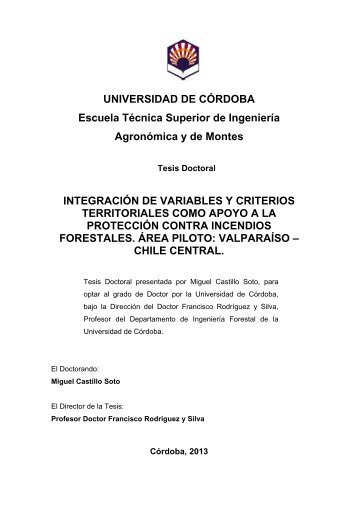UNIVERSIDAD DE CÓRDOBA Escuela Técnica Superior de ...