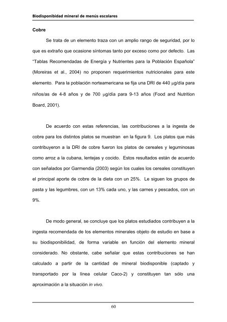 Universidad de Córdoba BIODISPONIBILIDAD MINERAL DE ...