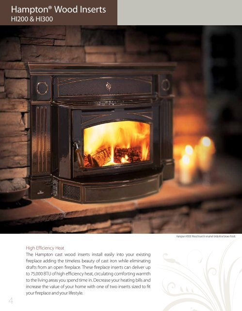 Hampton Brochure - Regency Fireplace Products