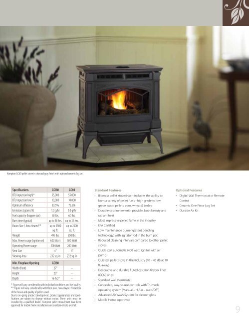 Hampton Brochure - Regency Fireplace Products