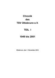 Chronik 1. Teil - TSV Ottobrunn eV