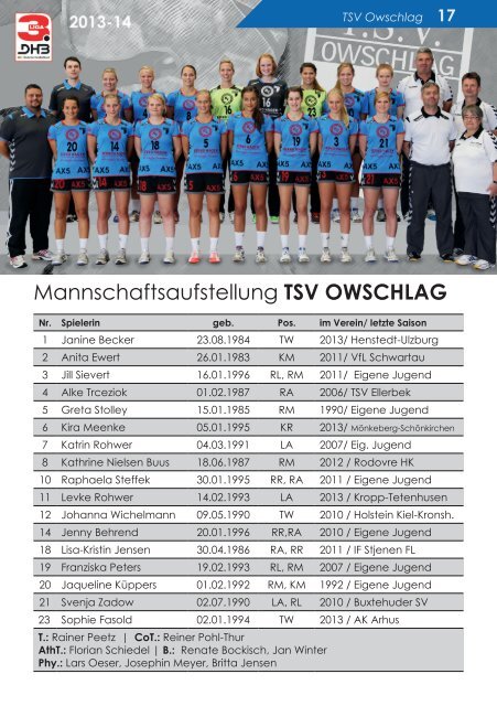 09.11.13 Heft 5 - TSV Owschlag