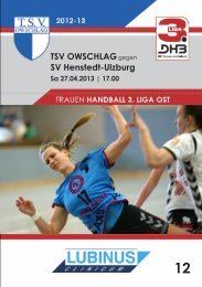 27.04.13 Heft 12 - TSV Owschlag