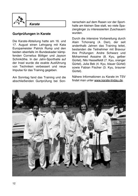 Kurier 06/2009 - TSV Lindau 1850 eV