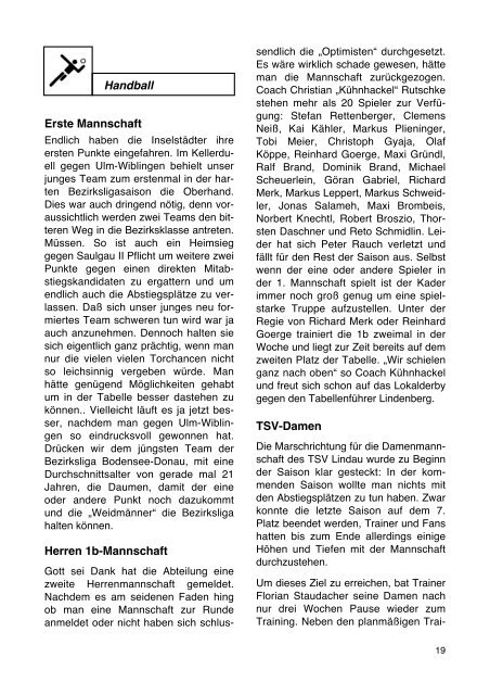 Kurier 06/2009 - TSV Lindau 1850 eV