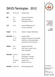 SKVD-Terminplan 2012 - Shotokan Karate Verband Deutschland e.V.
