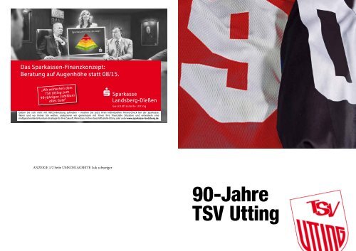 kÃ¶nnen Sie unsere Festschrift lesen - TSV Utting