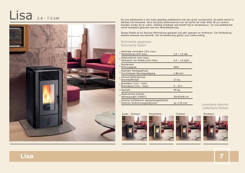 Nordic Fire pelletkachel brochure