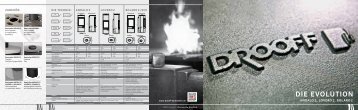 die evoluTion - DROOFF Kaminöfen