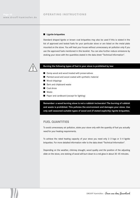 INSTRUCTIONS FOR INSTALLATION AND OPERATION elba