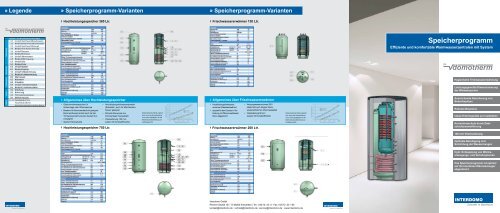 Speicherprogramm - Interdomo GmbH
