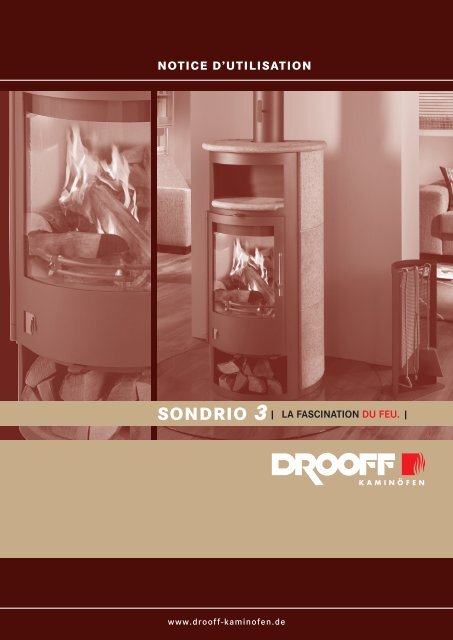 NOTICE D'UTILISATION - DROOFF KaminÃ¶fen