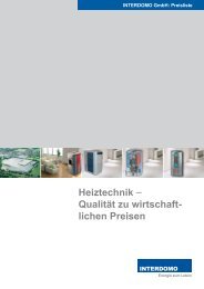 Preisliste - Interdomo GmbH