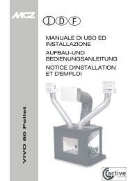 MANUALE DI USO ED INSTALLAZIONE AUFBAU-UND ... - MCZ