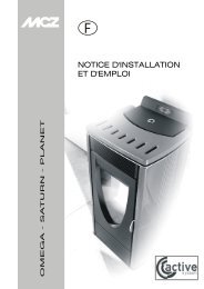 NOTICE D'INSTALLATION ET D'EMPLOI - MCZ