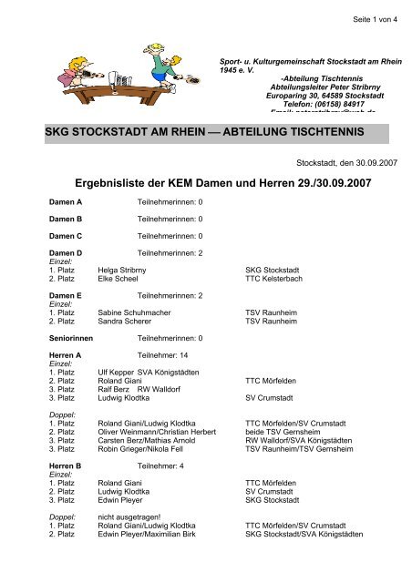 Ergebnisse (.pdf) - TT Kreis GroÃ-Gerau