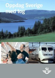 Oppdag Sverige med tog - Sj