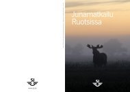 Junamatkailu Ruotsissa - Sj