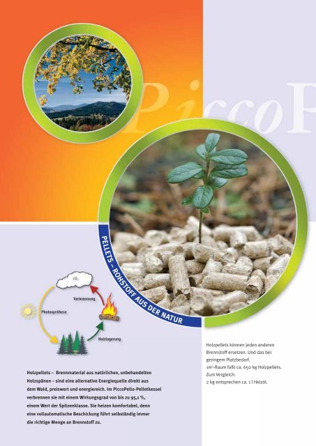 Natürlich heizen mit Holzpellets - Pichler Systemtechnik