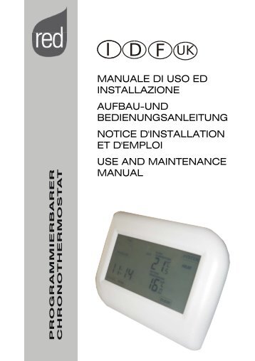 Bedienungsanleitung Thermostat - Ofenexperte.de
