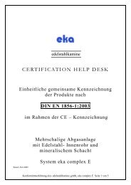 CE Zertifizierung - Schornsteinmarkt