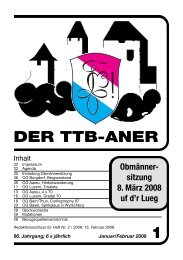 DER TTB-ANER - Turnverein Technikum Burgdorf