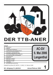 DER TTB-ANER - TTB Burgdorf