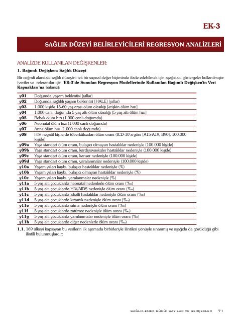 FÃ¼sun Sayek TTB RaporlarÄ± 2008: SaÄlÄ±k Emek-GÃ¼cÃ¼