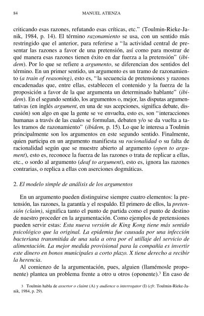 LAS RAZONES DEL DERECHO Teo rías de la ar gu men ta ción ju rí di ca