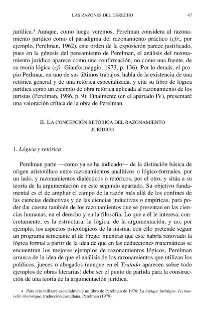 LAS RAZONES DEL DERECHO Teo rías de la ar gu men ta ción ju rí di ca