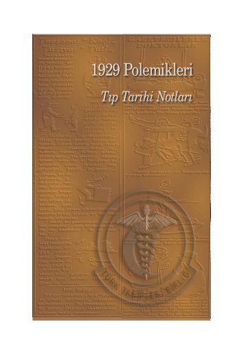 1929 polemikleri 'tÄ±p tarihi notlarÄ±' - TÃ¼rk Tabipleri BirliÄi