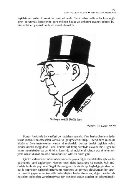 1929 polemikleri 'tÄ±p tarihi notlarÄ±' - TÃ¼rk Tabipleri BirliÄi