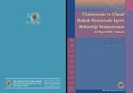 uluslararasÄ± ve ulusal hukuk sisteminde iÅyeri hekimliÄi sempozyumu