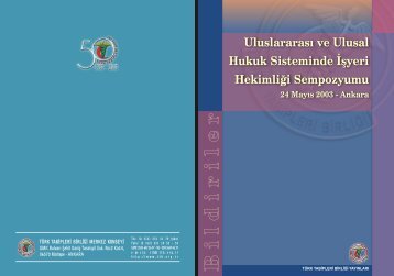 uluslararasÄ± ve ulusal hukuk sisteminde iÅyeri hekimliÄi sempozyumu