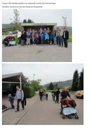 1.te Mai Wanderung - TTC Ersingen