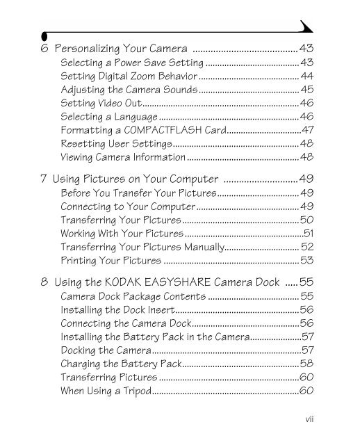 KODAK EASYSHARE DX4900 Zoom Digital Camera User's Guide