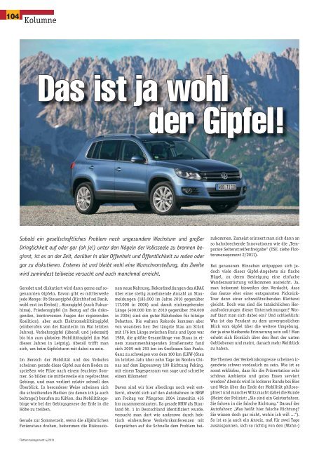 Komplettes Magazin als E-Paper - Flotte.de