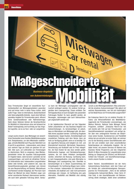 Komplettes Magazin als E-Paper - Flotte.de