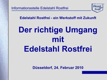 Edelstahl Rostfrei - TTH-NRW