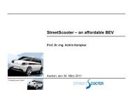 StreetScooter â an affordable BEV - TTH-NRW