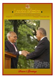 Oct - Dec 2007 - High Commission for the Republic of Trinidad ...